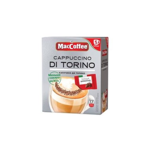 DI TORINO Капучино 2в1 с шоколадной крошкой меньше сахара на 90% 16,5 гр.х 20 пак., м/у (20)/в пал.1