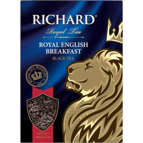 ЧАЙ RICHARD Листовой Royal Английский завтрак 180 гр. черный (12) 102248 В