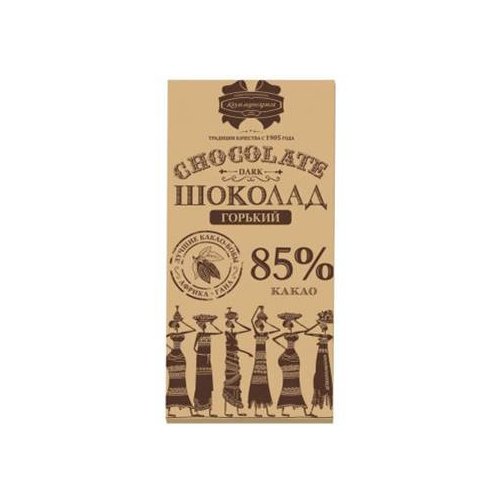 КОНДИТЕРКА КОММУНАРКА Шоколад  КРАФТ 75 гр. горький Элит (72%) (20)