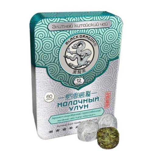 ЧАЙ Черный Дракон Прессованный Молочный Улун 32 гр.х 6 шт., ж/б (60) (РТ005) NEW