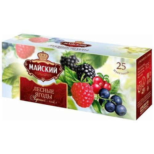 ЧАЙ Майский Пакетированный Лесные ягоды 25 пак.*1,5 гр. (18) 102809 В