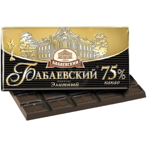 КОНДИТЕРКА ОБК Шоколад Бабаевский ЭЛИТНЫЙ , 75 гр. (19)  4 бл.в кор./72