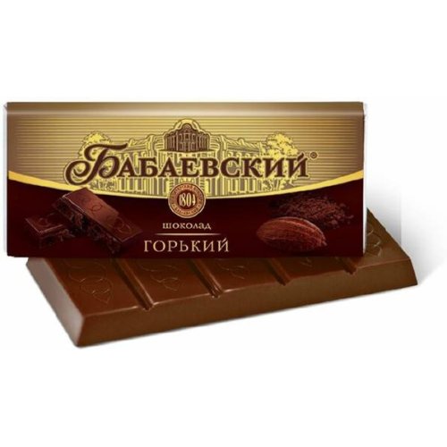 КОНДИТЕРКА ОБК шоколад Бабаевский ГОРЬКИЙ , 75 гр. (19)   4 бл. в кор./72