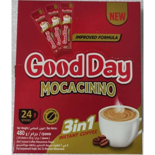 Кофе Good Day 3 в 1 Мокачино 20 гр.х 24 пак., картон (12)/в пал.57