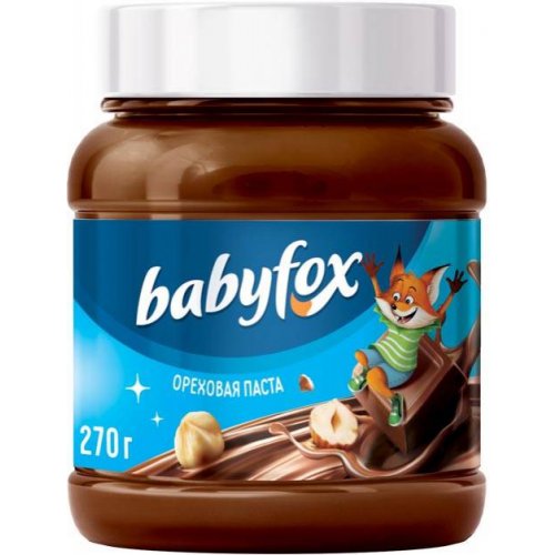 КОНДИТЕРКА  КДВ Групп (Яшкино) Паста ореховая Babyfox, 270 гр. (12) (РРО010)