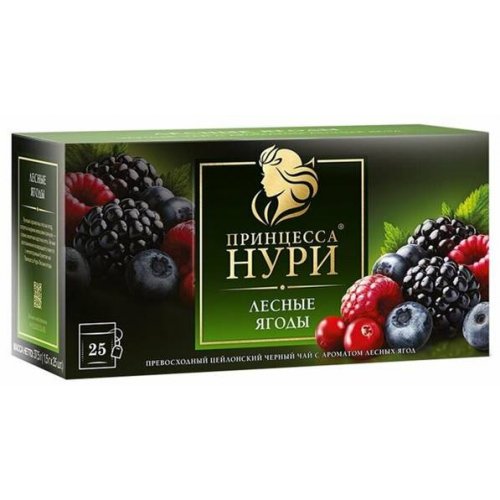 ЧАЙ МО Орими принцесса Нури  25 пак. х 1,5 гр. фрукт. Лесные Ягоды ( 0478-18-3)(18)