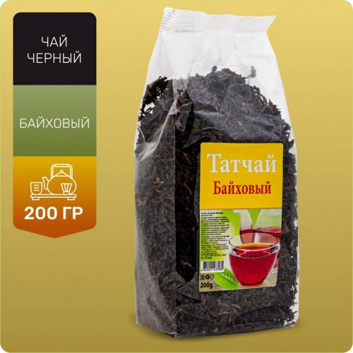 ЧАЙ Татчай 200 гр. черный кр.лист  м/у (24)