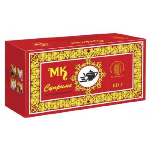 ЧАЙ МК Суприм  25пак.*2гр. черный,гранулир.,двухкамерный с ярл. (36)  ЖЦ