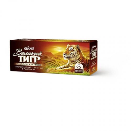 ЧАЙ Гранд  Великий Тигр  25 пак. х 1,8 гр. (2-х кам.)(24)** ПРОМО (2102532)