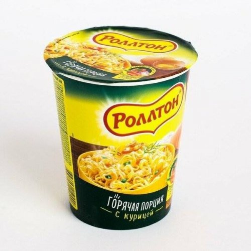 Роллтон Лапша  Курица 70 гр. стакан (24) (в пал.48) *