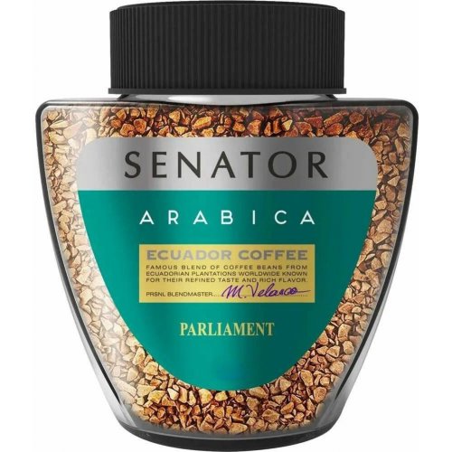 *Cafe  Сенатор  PARLAMENT Arabica  90 гр.  субл. стекло (6)  1172