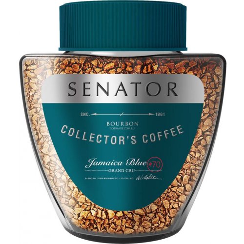 *Cafe  Сенатор Jamaica Blue 85 гр.  субл. стекло (6)