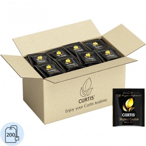 ЧАЙ CURTIS Original Ceylon Tea 200 сашетов*2 гр. черный (1 кор.) 102432