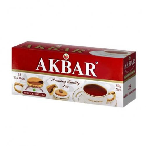 ЧАЙ АКБАР LIMITED EDITION  25 пак.*2 гр. с/я (15) Вложение!!! ЖЦ