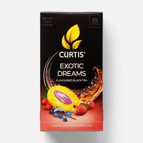 ЧАЙ CURTIS Пакет. Exotic Dreams 25 пак.*1,5 гр.черный (12) 103012 А