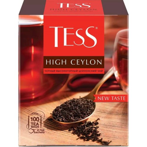 ЧАЙ МО Tess  Хай Цейлон 100 пак. х 2 гр. черный (9) (2092-09)