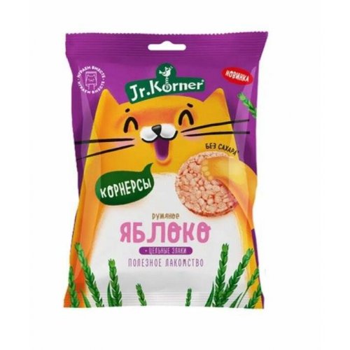 ОСУ Хлебцы Dr.Korner Мини хлебцы рисовые с яблоком 30 гр. (36шт./блок)