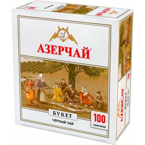 ЧАЙ Azercay tea (Букет) Черный 100 пак. х 2 гр. (8) (429292)